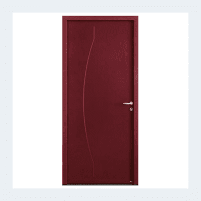 Porte d'entrée acier - Modèle Galibier - Noir texturé RAL 9005 – Image 5