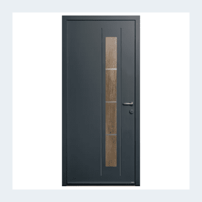 Porte entrée - Visby - Gris anthracite