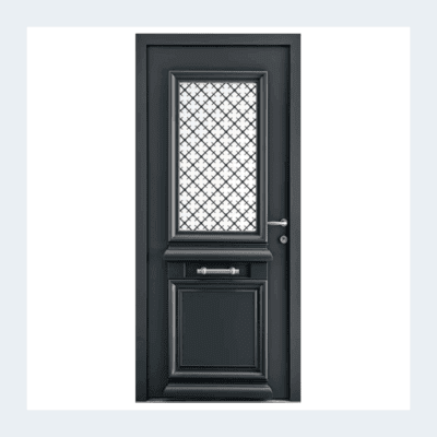 Porte Athis 1 Gris anthracite
