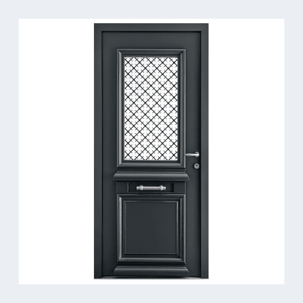 Porte Athis 1 Gris anthracite