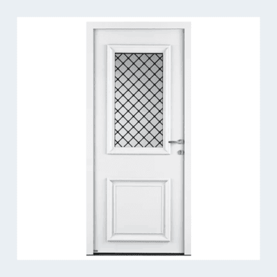 Porte d’entrée aluminium – Modèle Melia - Noir RAL 9005 – Image 6