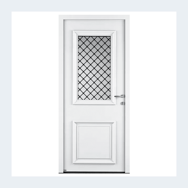 Porte d’entrée aluminium – Modèle Melia - Noir RAL 9005 – Image 6