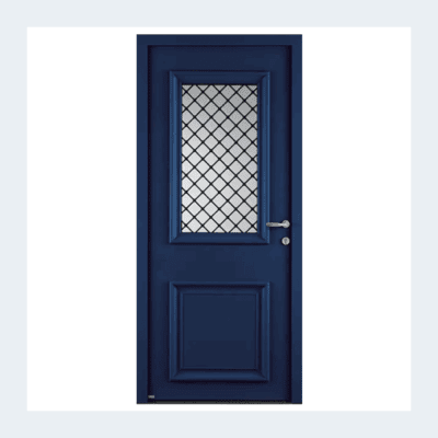 Porte d’entrée aluminium – Modèle Melia - Noir RAL 9005 – Image 5