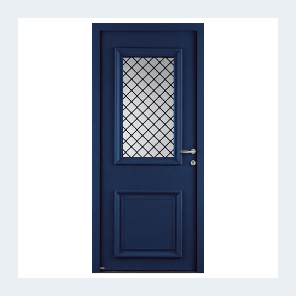 Porte d’entrée aluminium – Modèle Melia - Noir RAL 9005 – Image 5