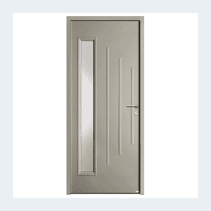 Porte Belleville Gris perle