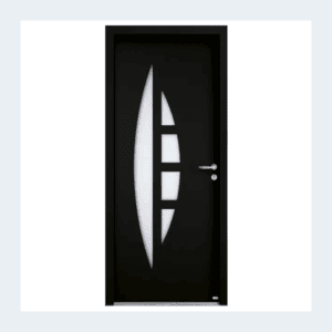 Porte entrée Apollo noir